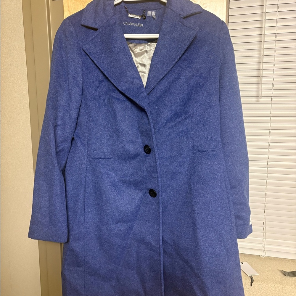 Calvin Klein Women's Royal Blue Coat